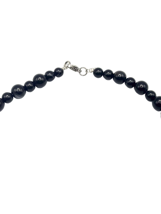 Collar Ágata Negra | Protección y Fuerza