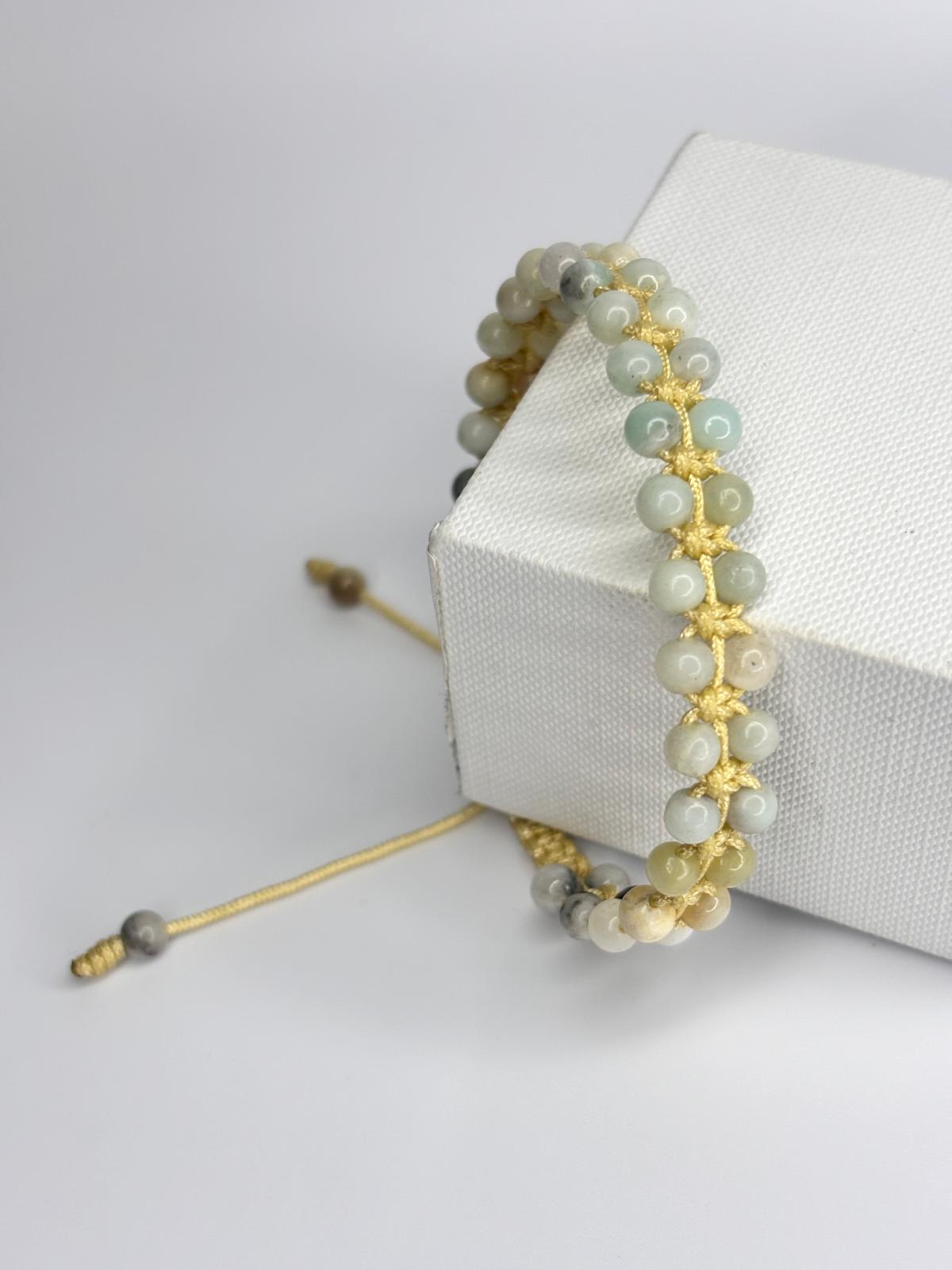 Brazalete Amazonita | Paz y Armonía Interior