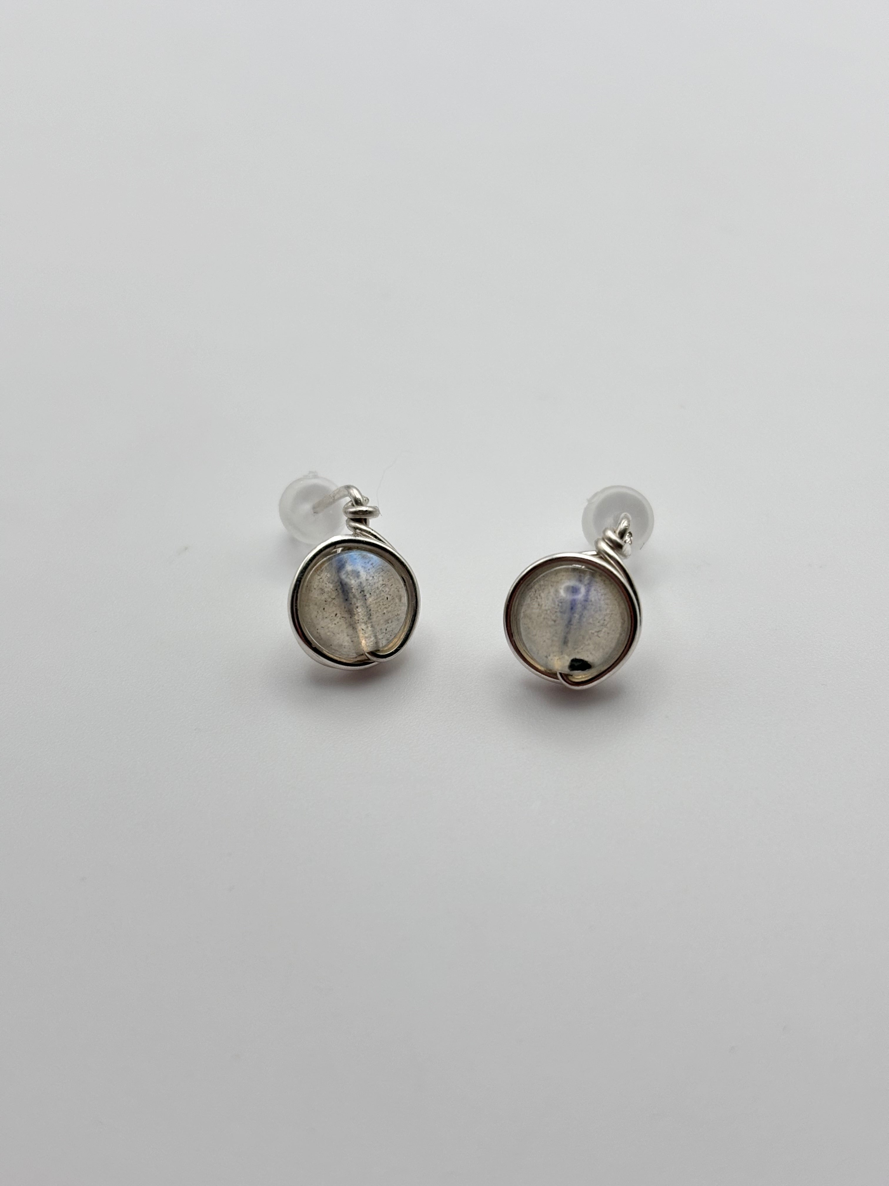 Pendientes de Piedra Natural – Plata Ley 925 | Elegancia, Energía y Artesanía
