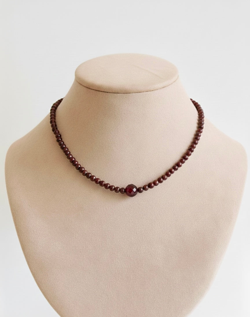 Gargantilla de Granate | Vitalidad y Energía