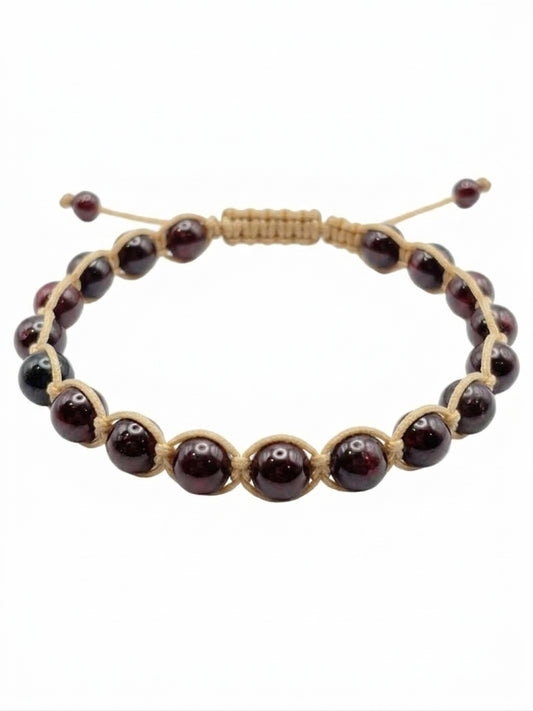 Pulsera Granate | Fuerza y Vitalidad