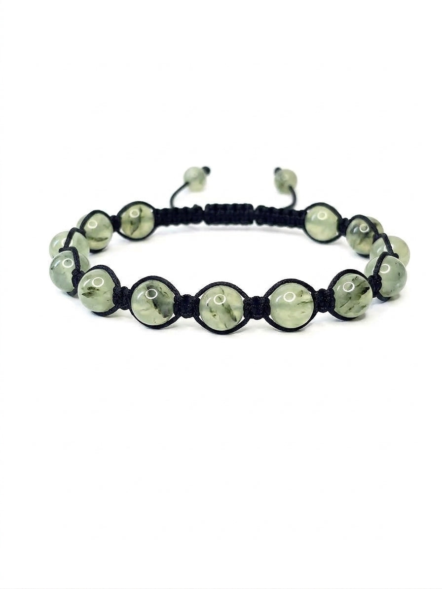 Pulsera Prehnita | Protección y Fortuna