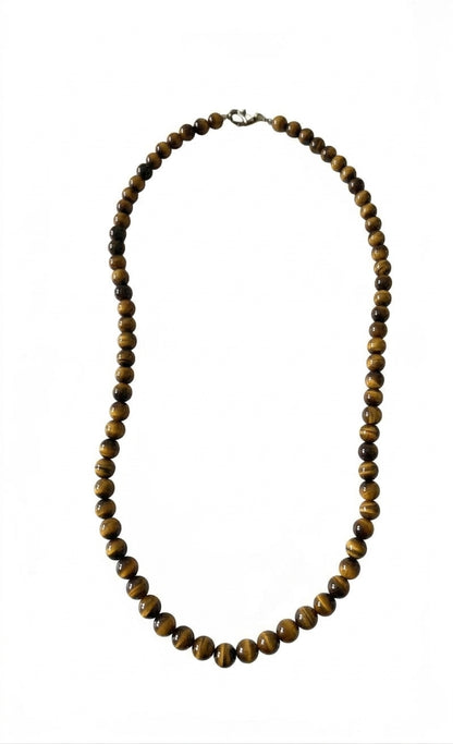Collar de Ojo de Tigre  – Fuerza, Protección y Energía Natural