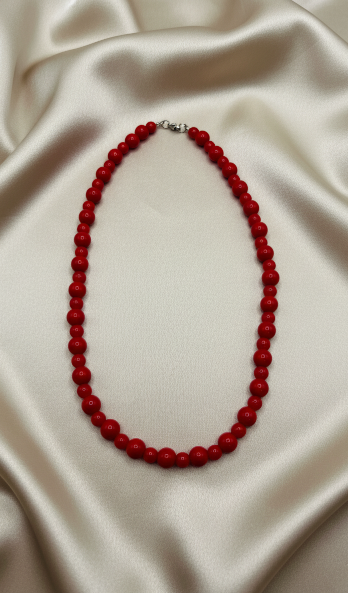 Collar de Coral Rojo