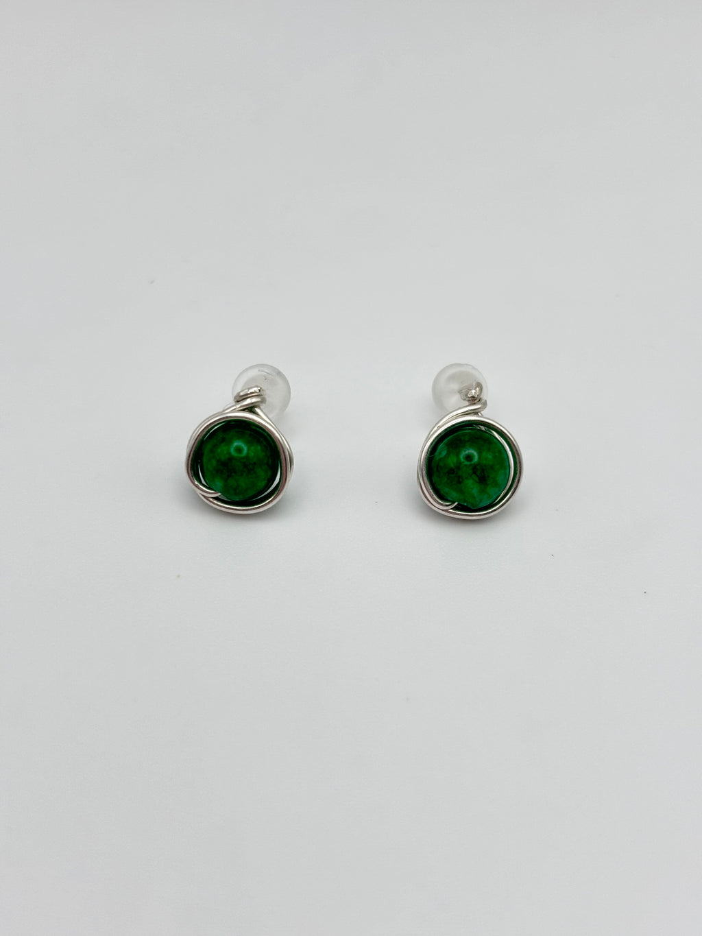 Pendientes de Piedra Natural – Plata Ley 925 | Elegancia, Energía y Artesanía