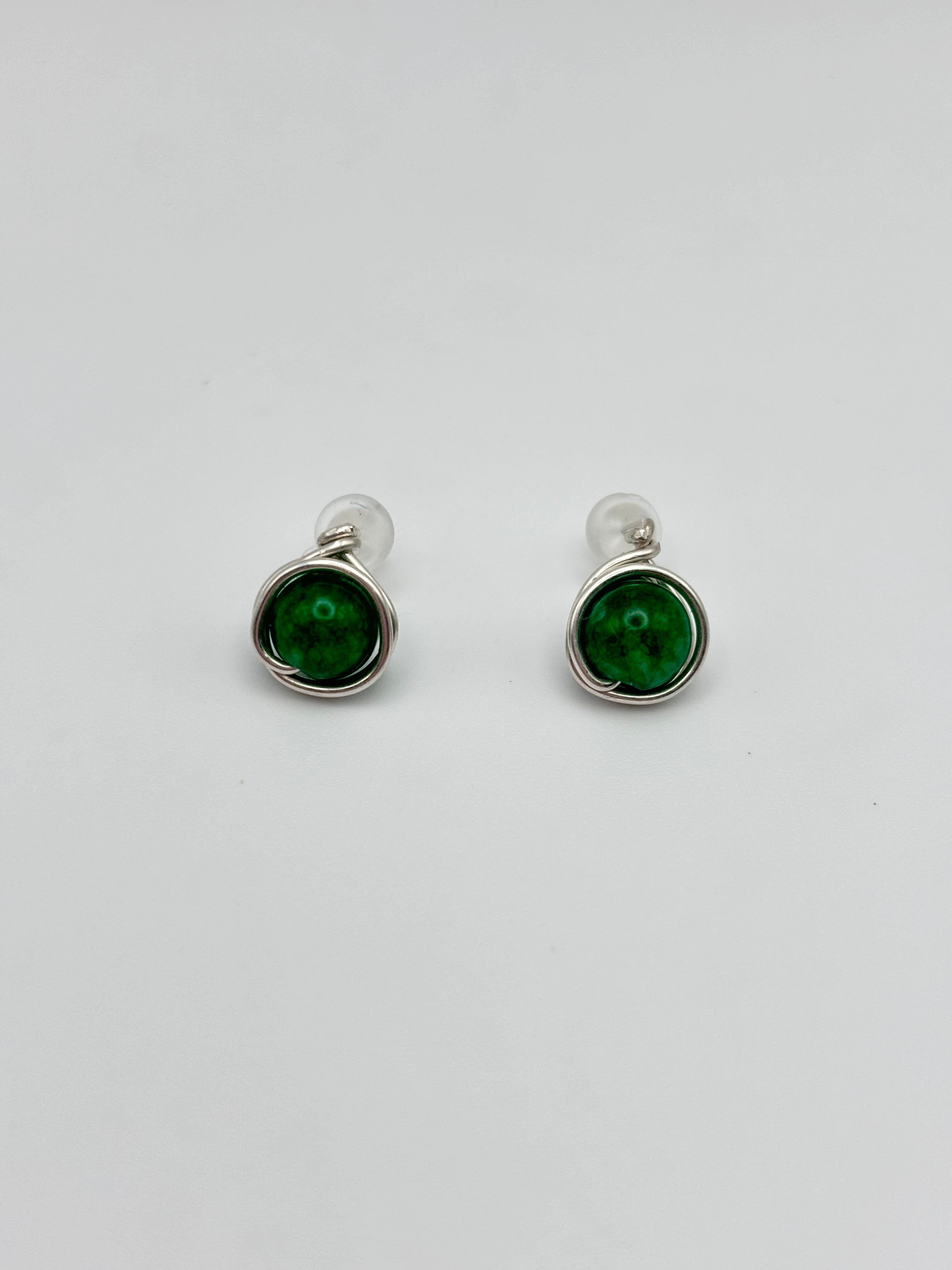 Pendientes de Piedra Natural – Plata Ley 925 | Elegancia, Energía y Artesanía