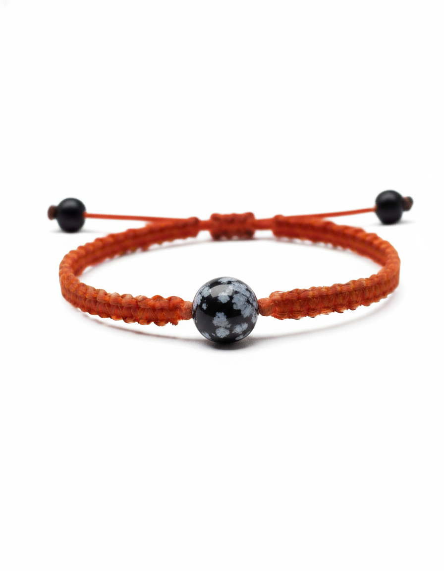 Pulsera Minimalista de una  Piedra Natural 8 mm – Estilo y Energía