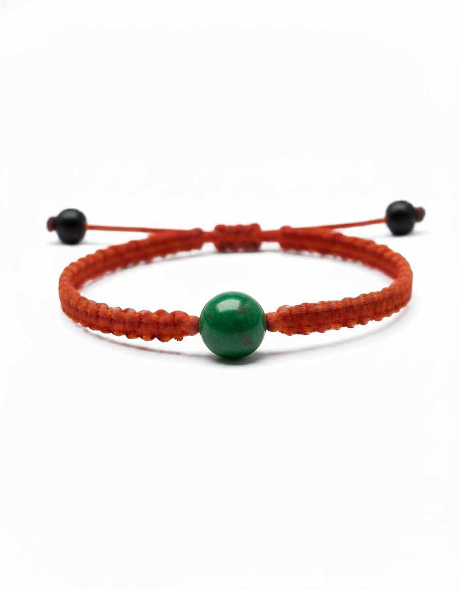 Pulsera Minimalista de una  Piedra Natural 8 mm – Estilo y Energía