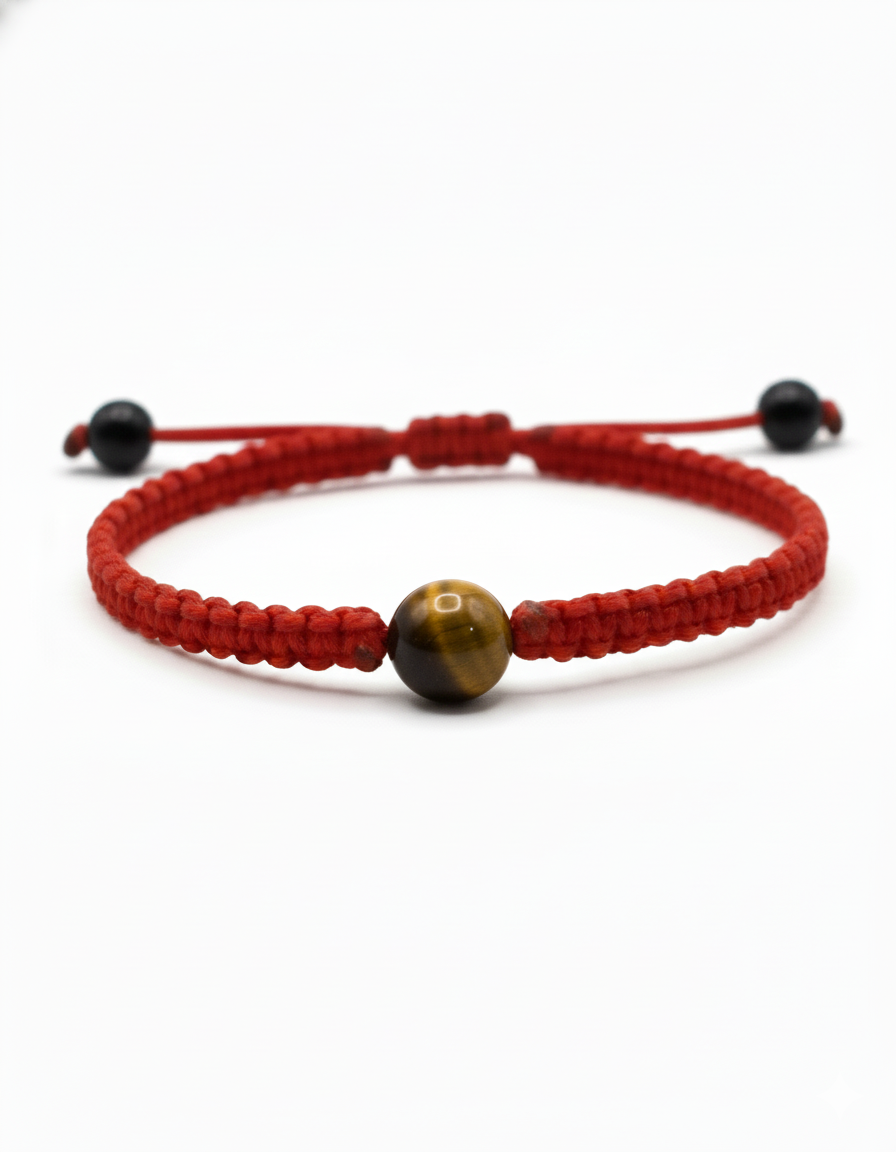 Pulsera Minimalista de una  Piedra Natural 8 mm – Estilo y Energía