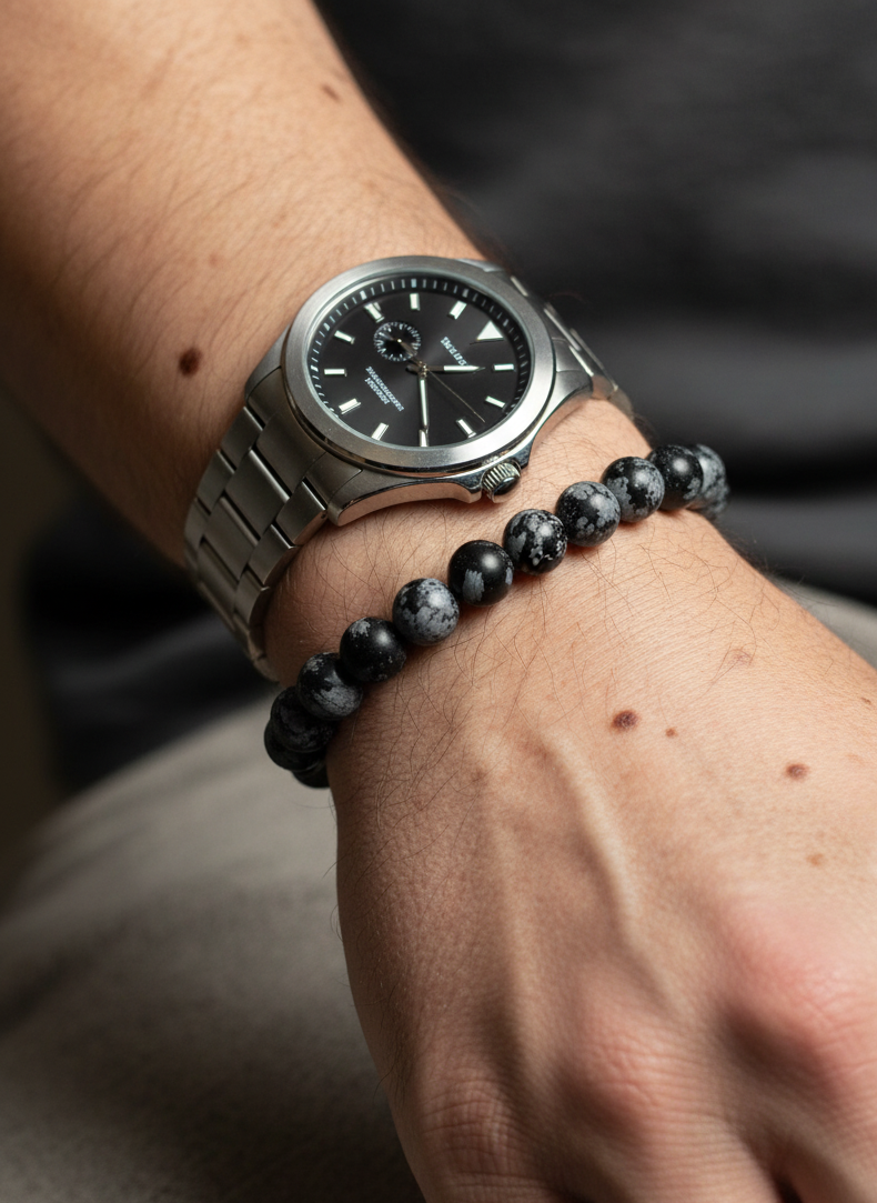 Obsidiana copo de nieve