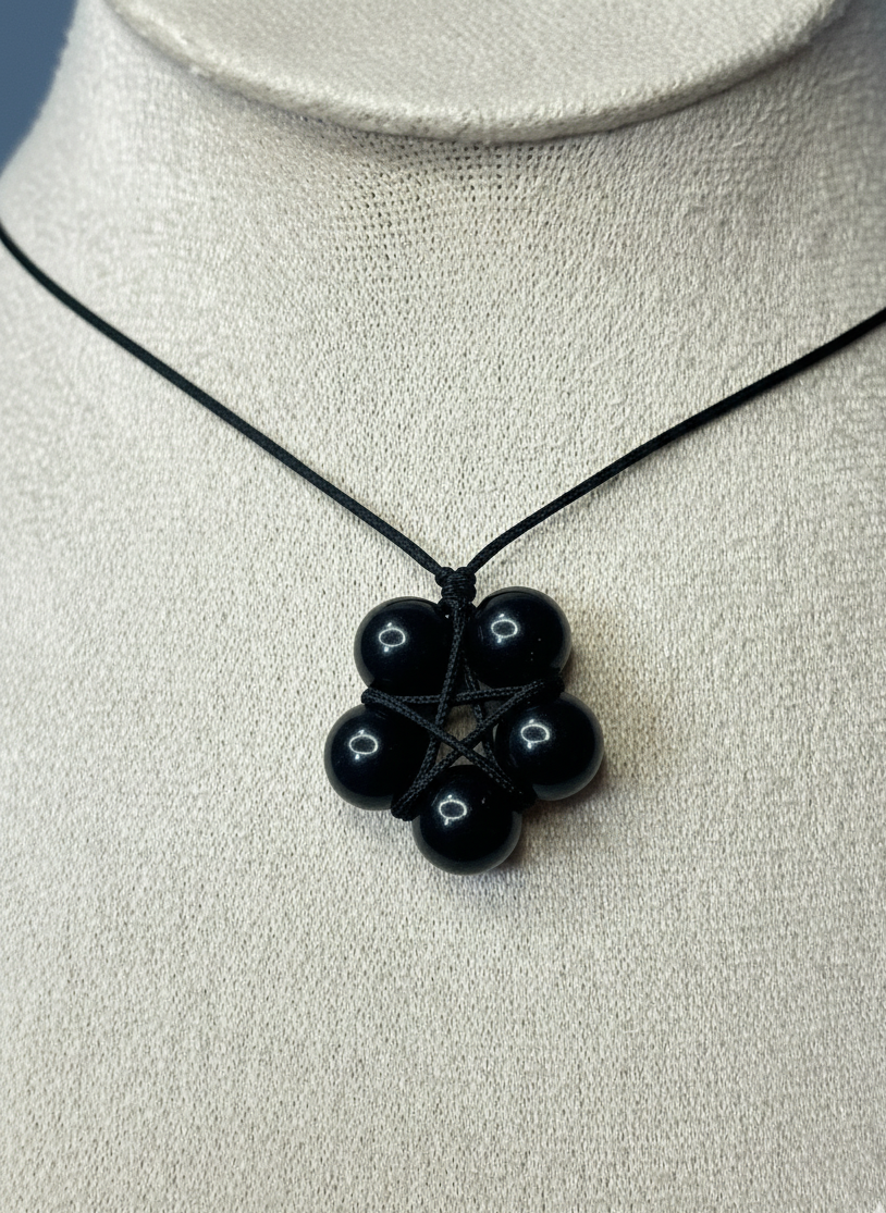 Pentagrama de Turmalina Negra