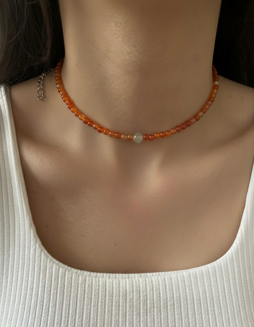 Gargantilla Ágata Amarilla