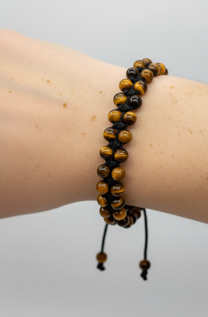 Brazalete Ojo de Tigre | Protección y Fuerza Interior