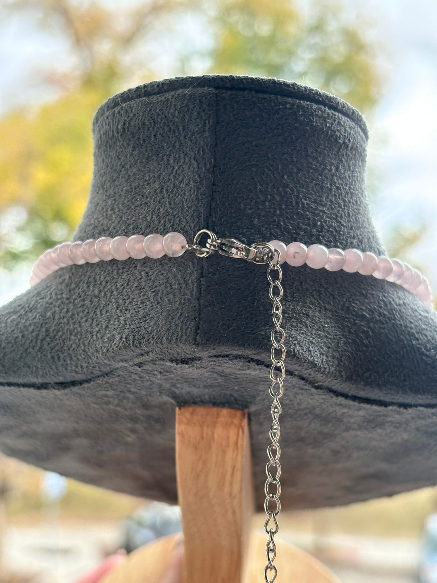 Gargantilla Cuarzo Rosa