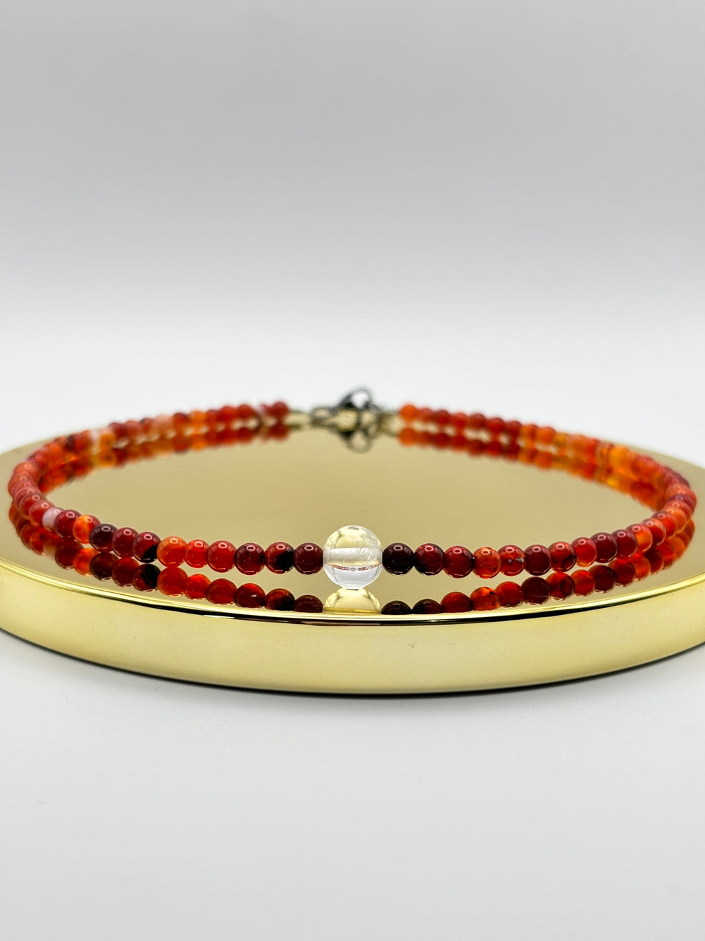 Gargantilla de Ágata cornalina