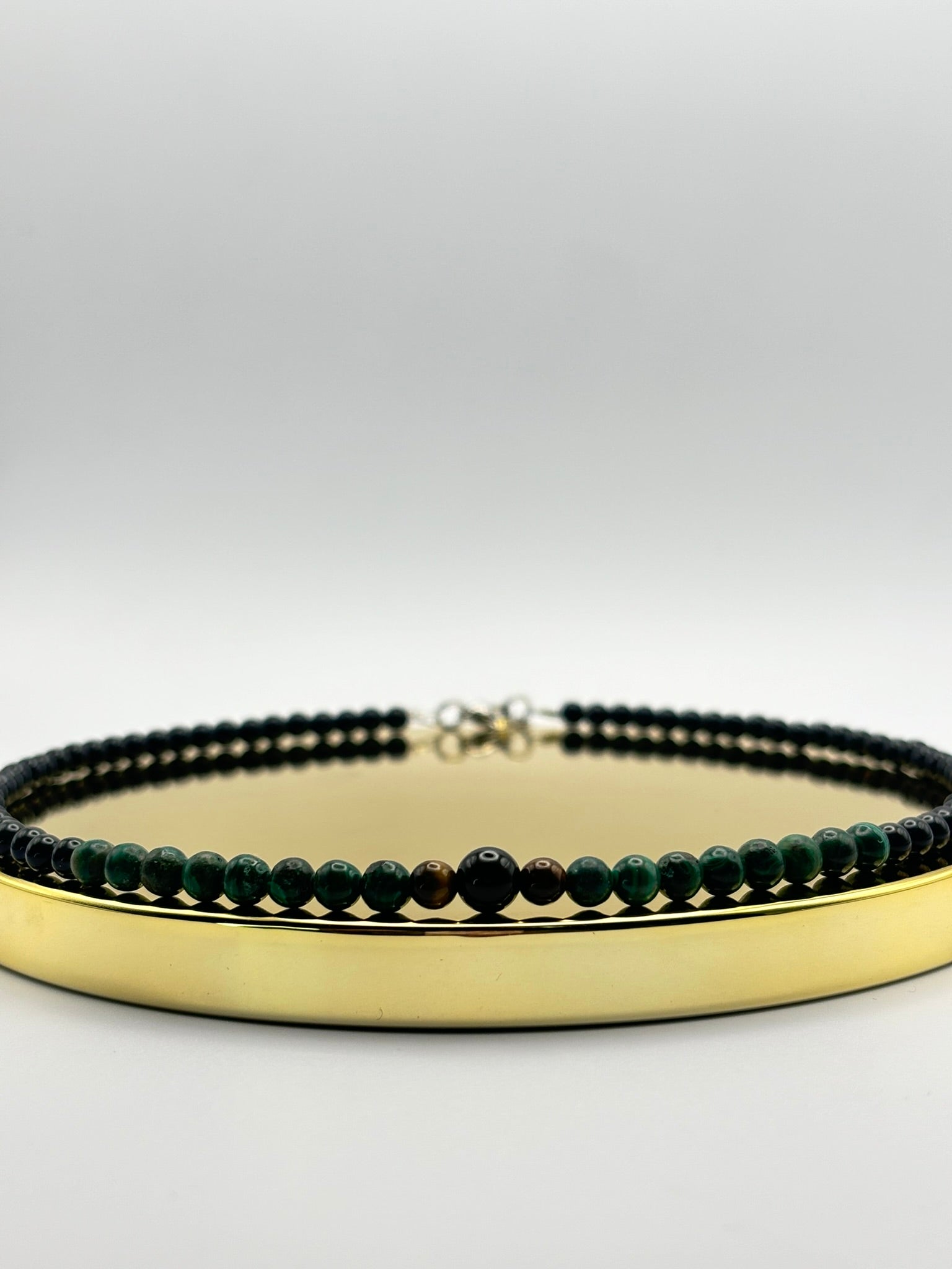 Gargantilla de Ónix con Malaquita