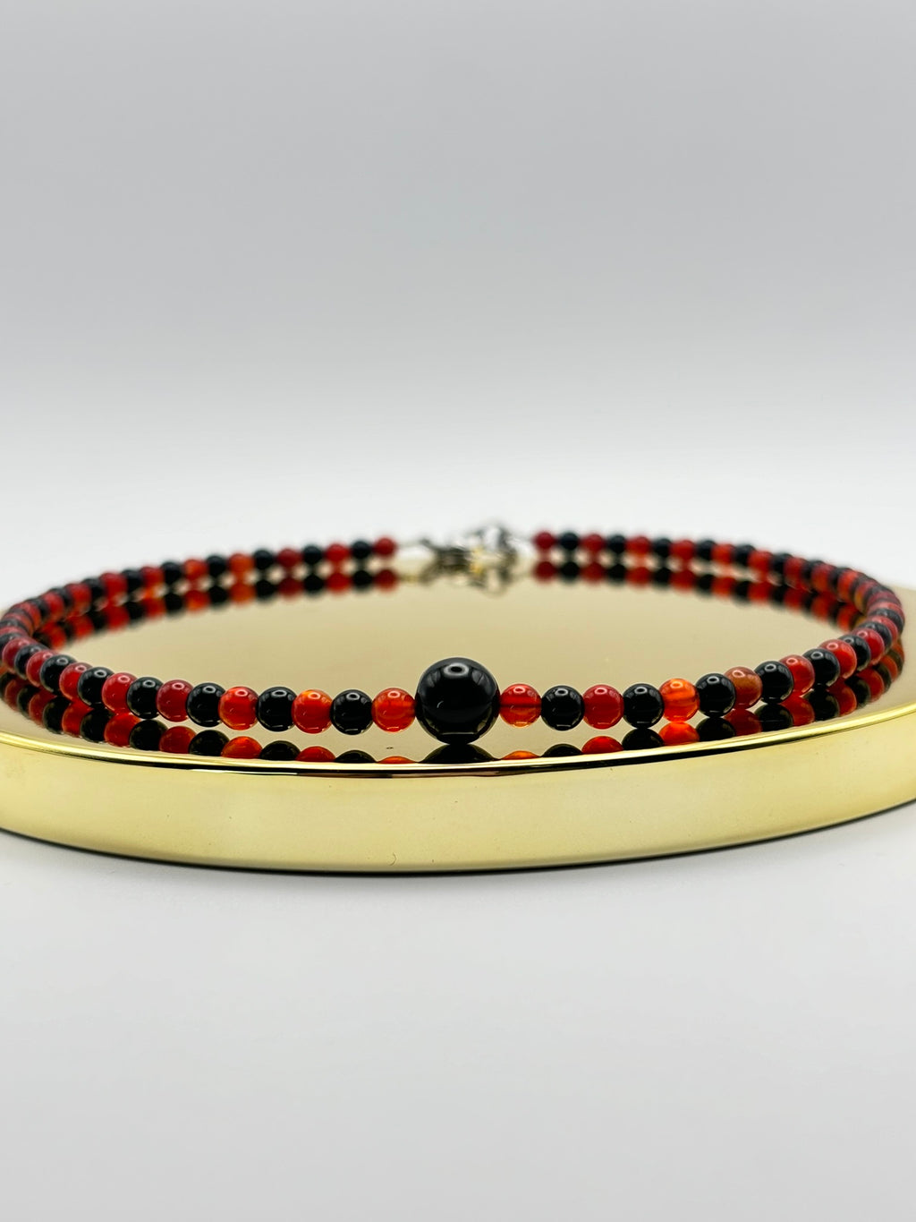 Gargantilla Cornalina con Ónix