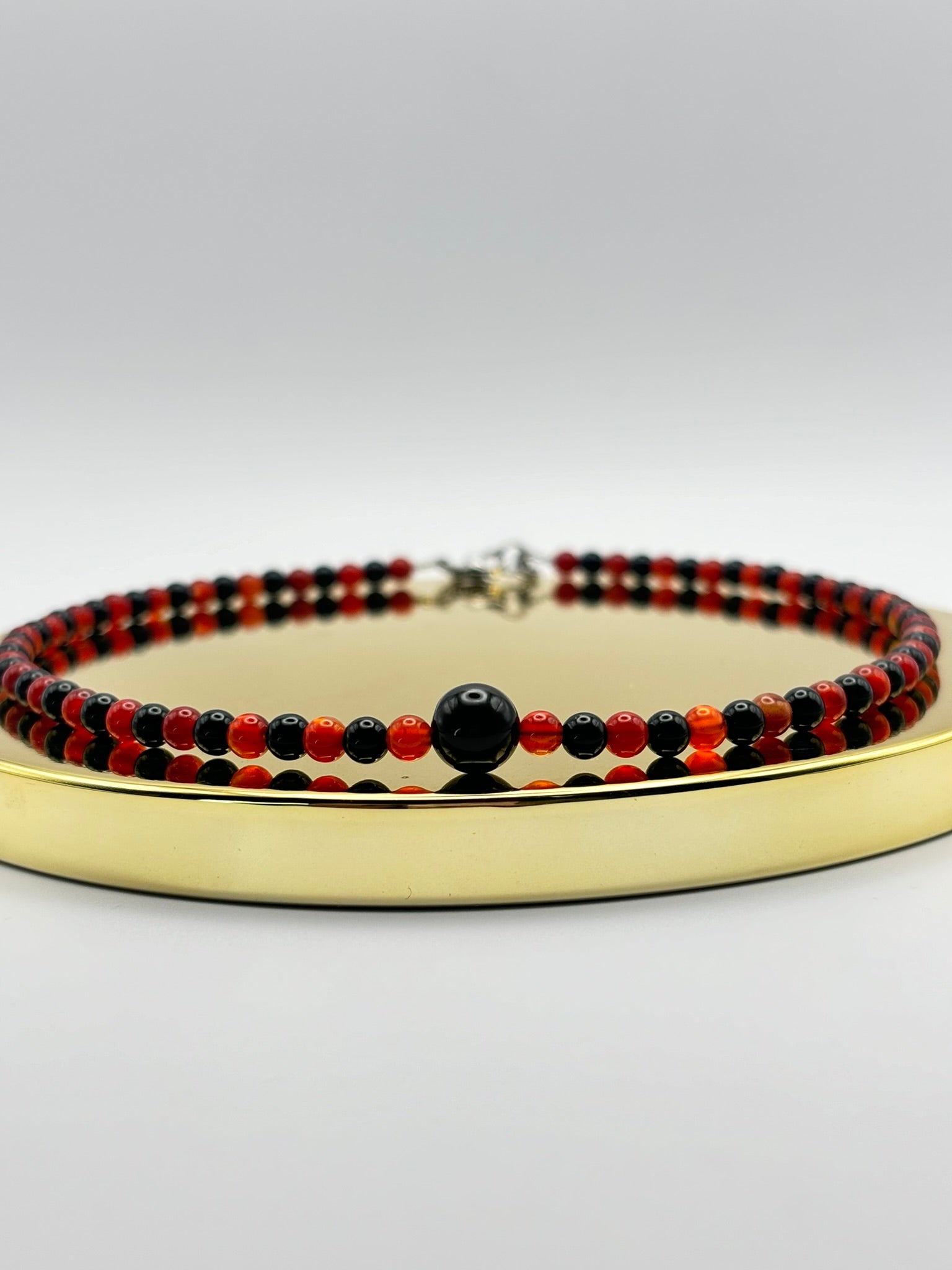 Gargantilla Cornalina con Ónix