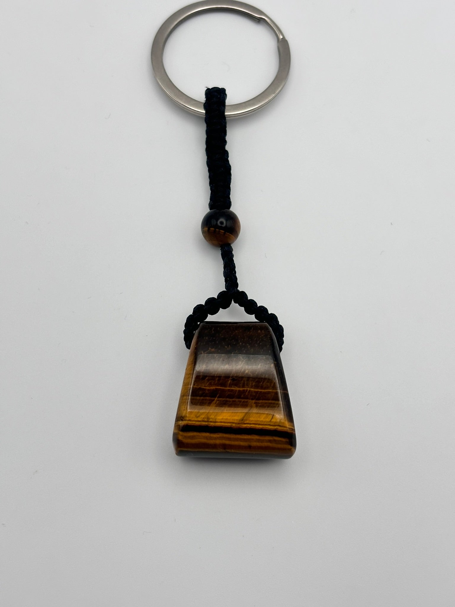 Llavero de Ojo de Tigre – Protección y Claridad | Energía y Estilo