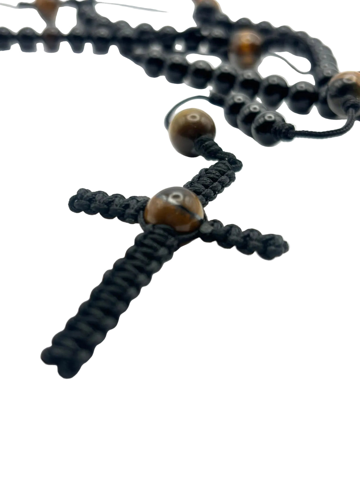 Rosario Ónix y Ojo de Tigre | Protección y Equilibrio