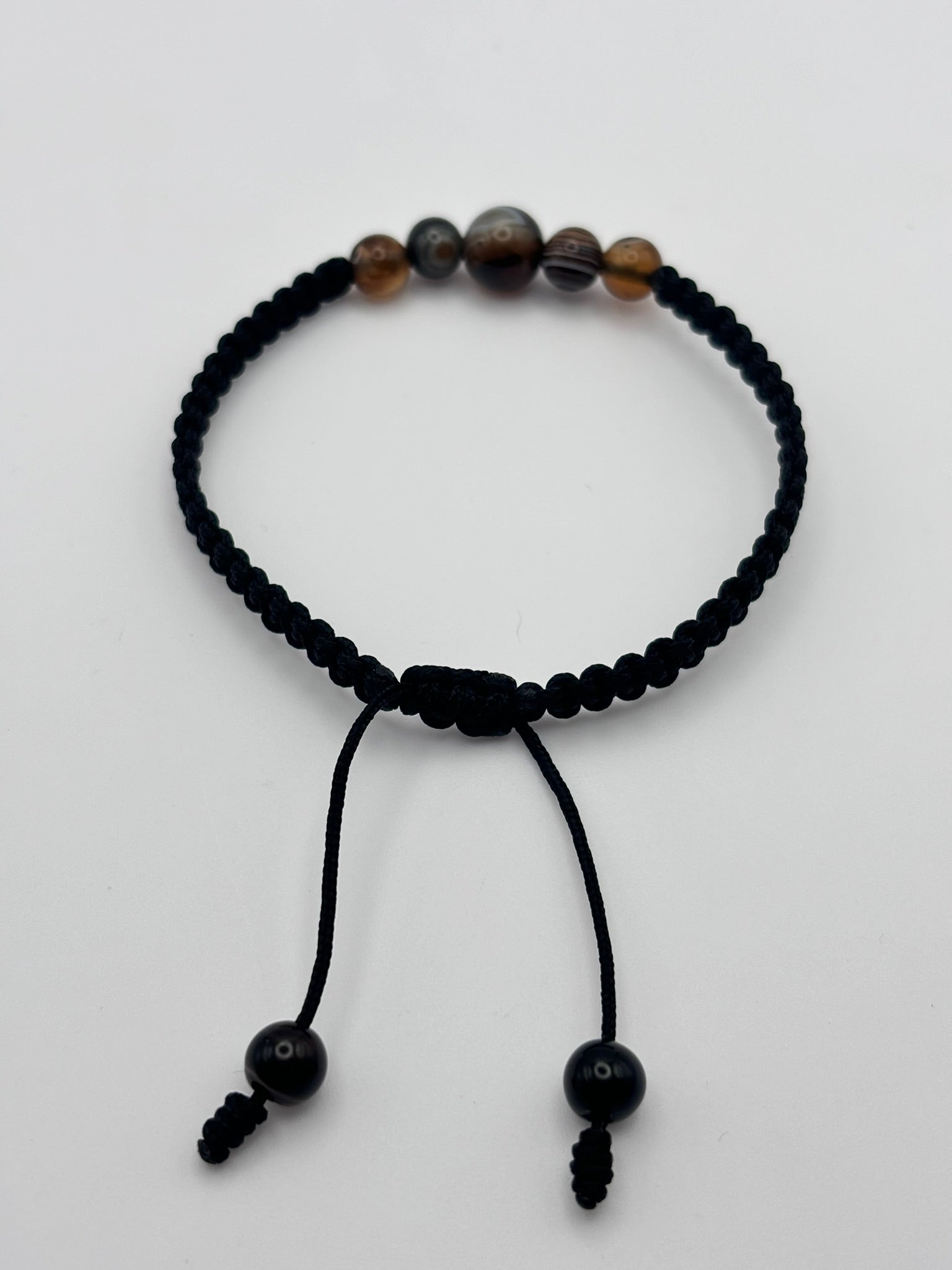 Pulsera de Ágata Marrón | Estabilidad y Enraizamiento