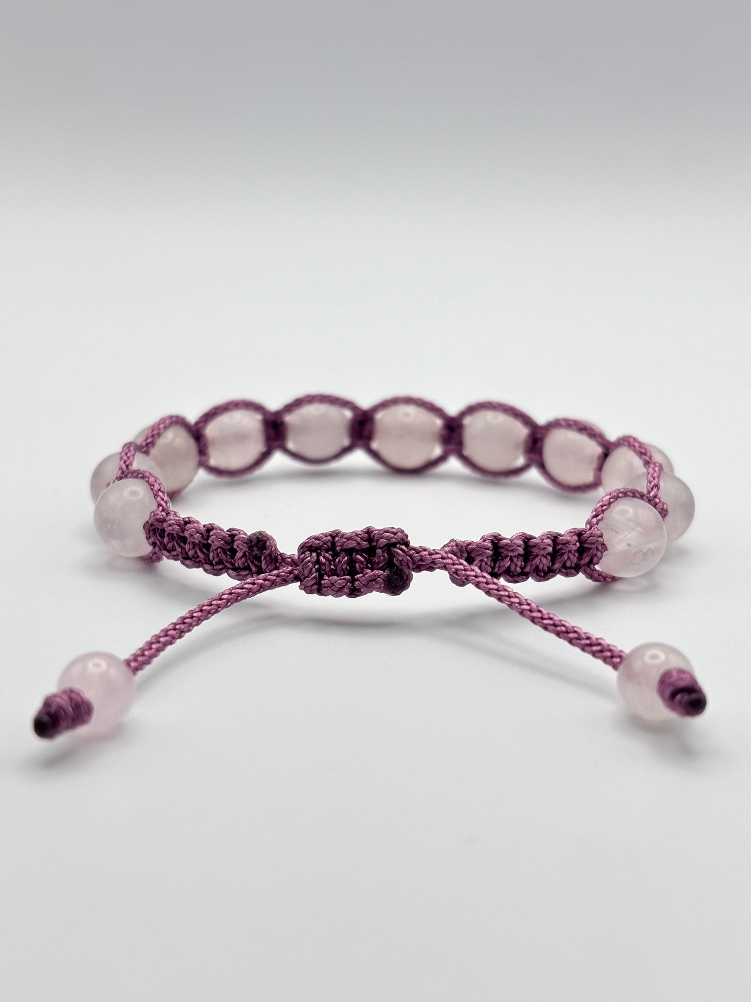 Pulsera de Cuarzo Rosa – 8 mm | Amor, Compasión y Equilibrio Emocional