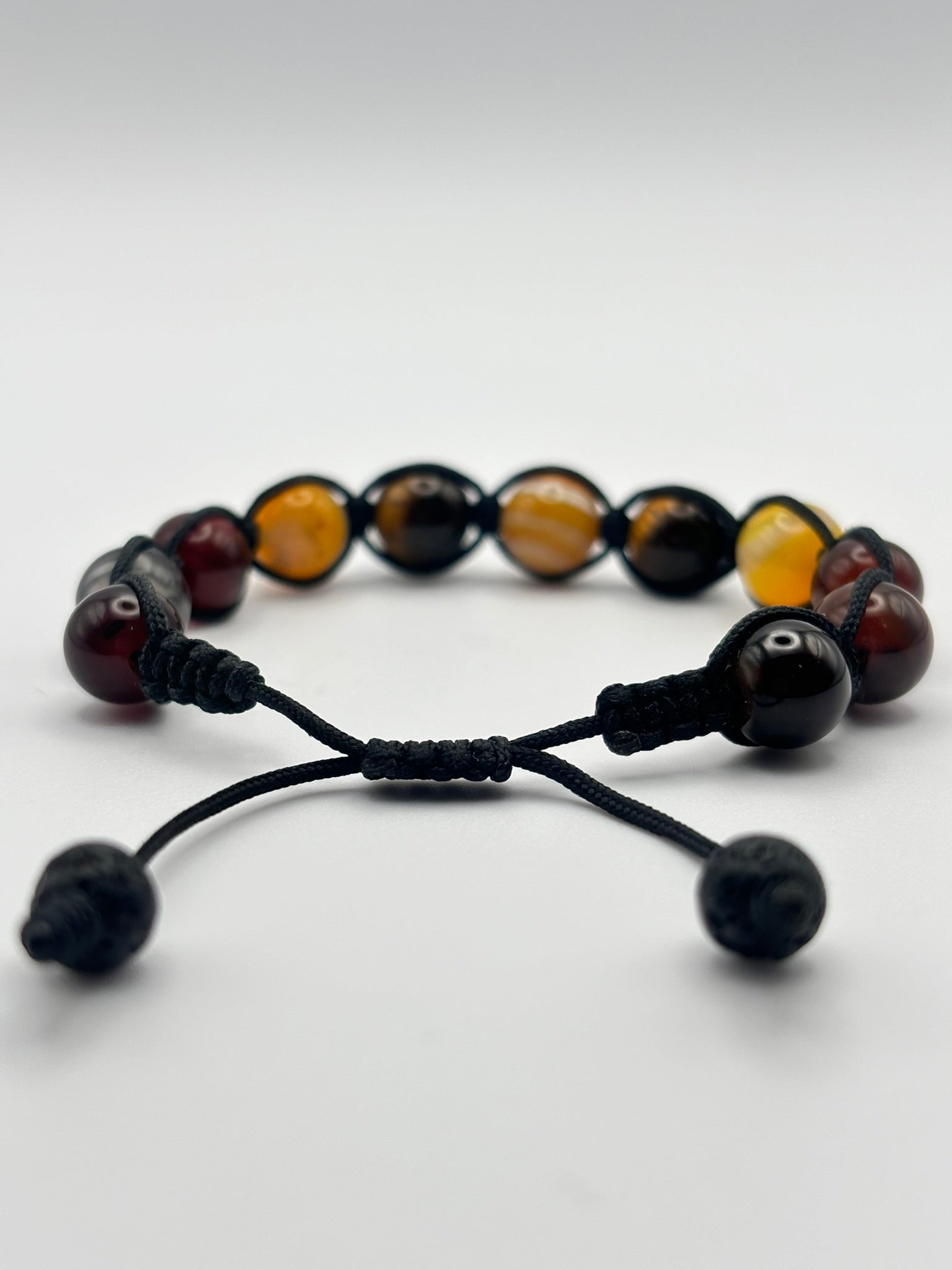 Pulsera de Ágatas – 8 mm | Vitalidad y Energía