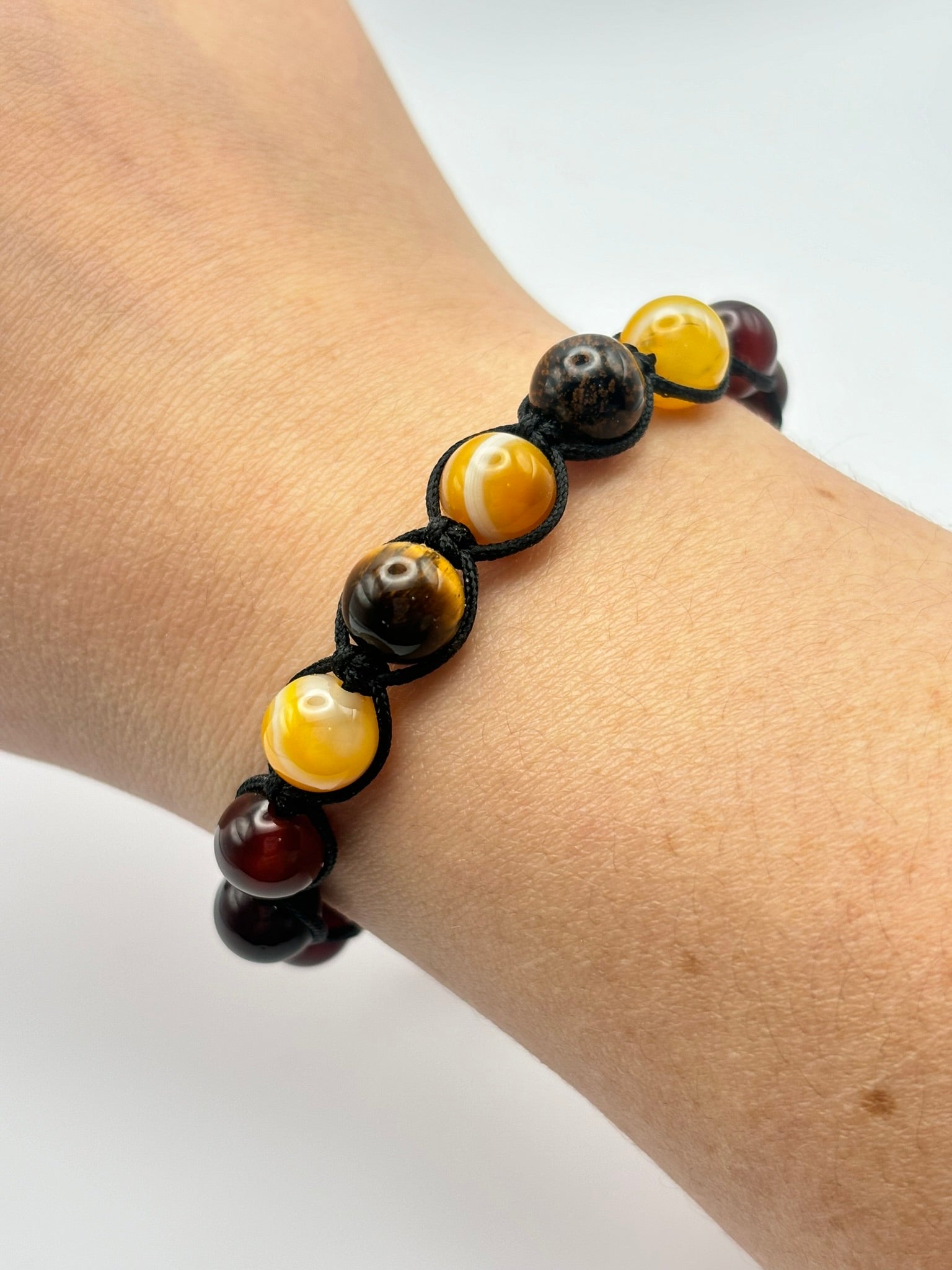 Pulsera de Ágatas – 8 mm | Vitalidad y Energía