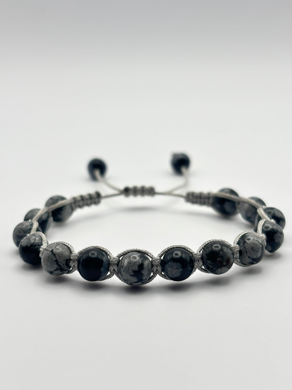 Pulsera de Obsidiana Copo de Nieve – Conexión Interior | Protección y Calma Emocional