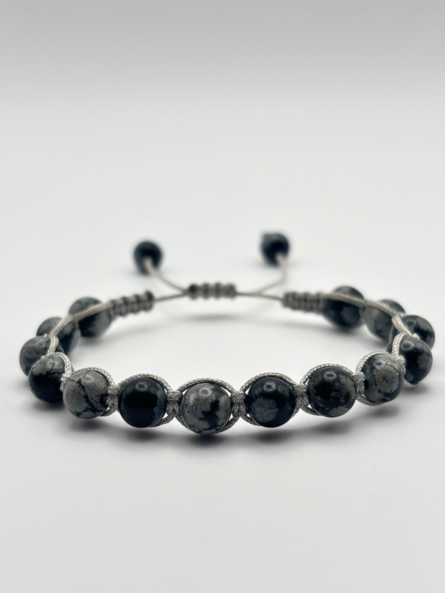 Pulsera de Obsidiana Copo de Nieve – Conexión Interior | Protección y Calma Emocional