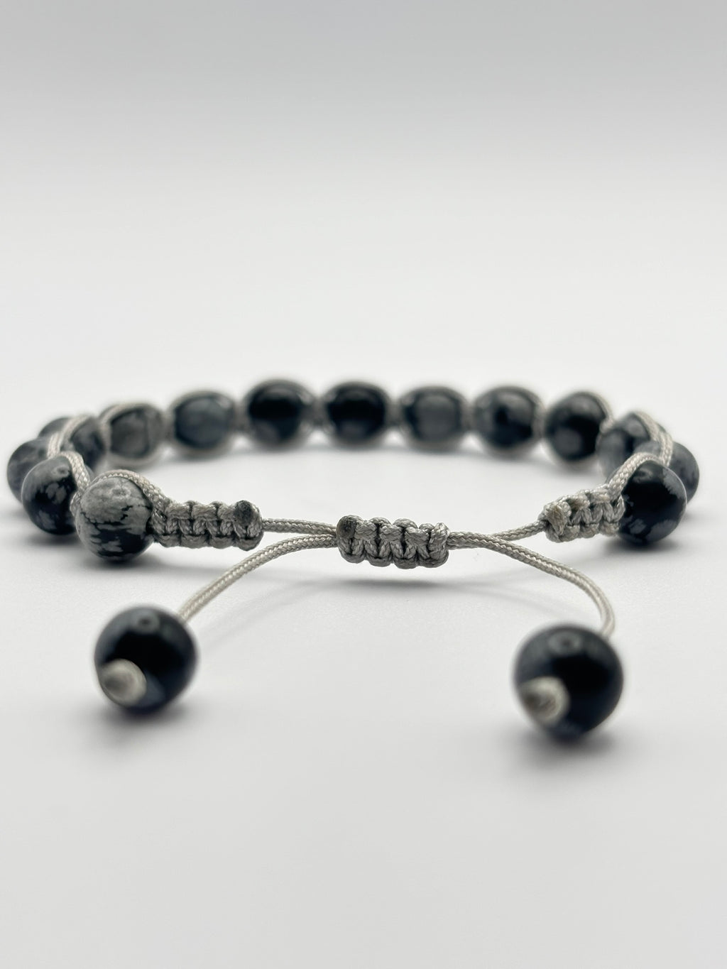 Pulsera de Obsidiana Copo de Nieve – Conexión Interior | Protección y Calma Emocional