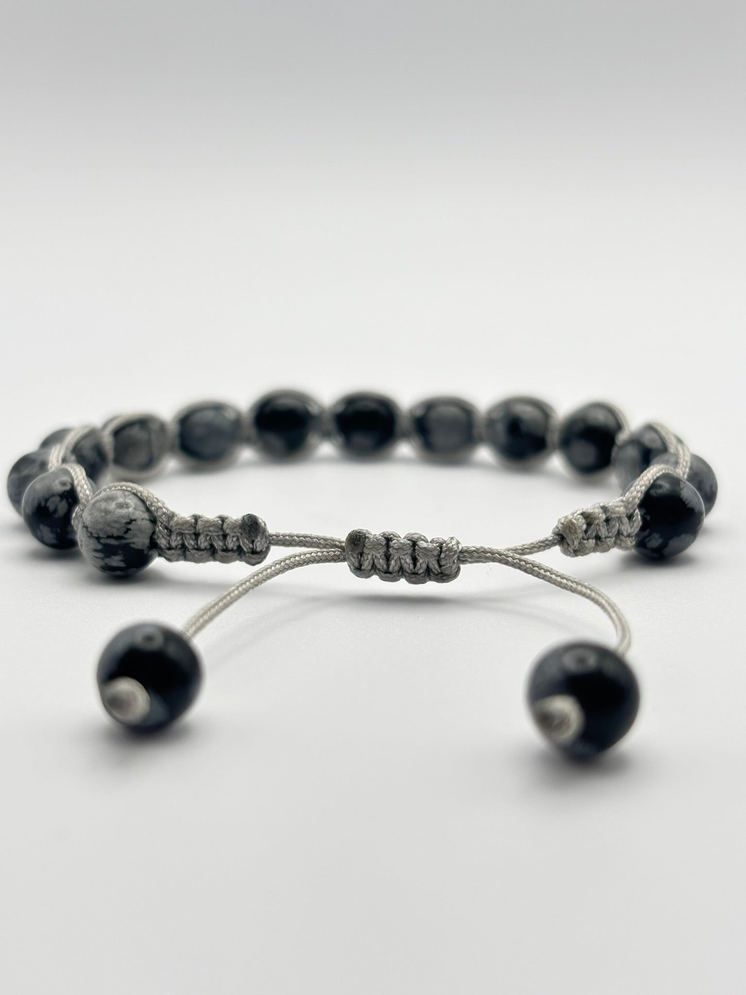 Pulsera de Obsidiana Copo de Nieve – Conexión Interior | Protección y Calma Emocional