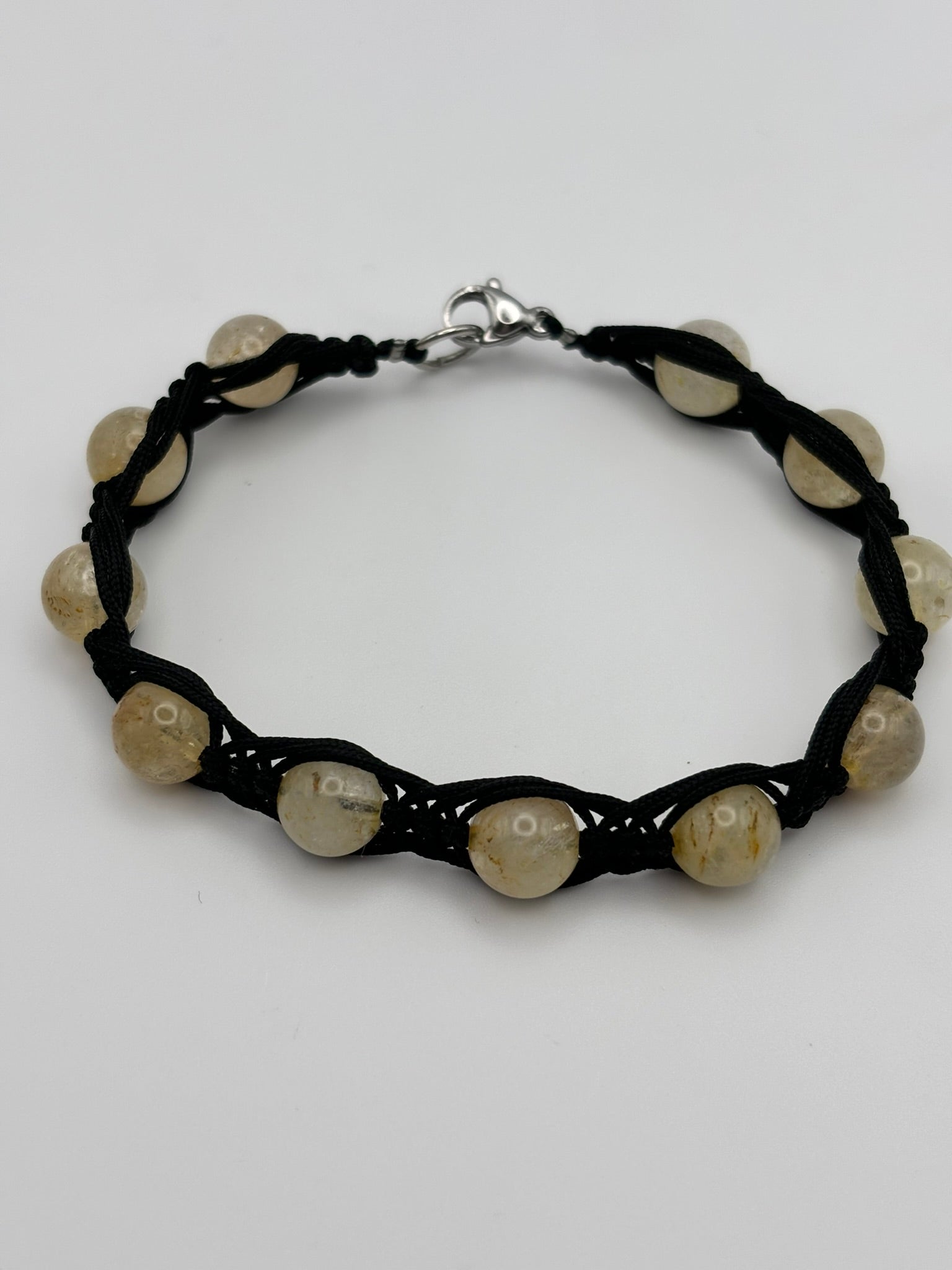 Pulsera de Citrino Natural – Abundancia, Éxito y Energía Positiva