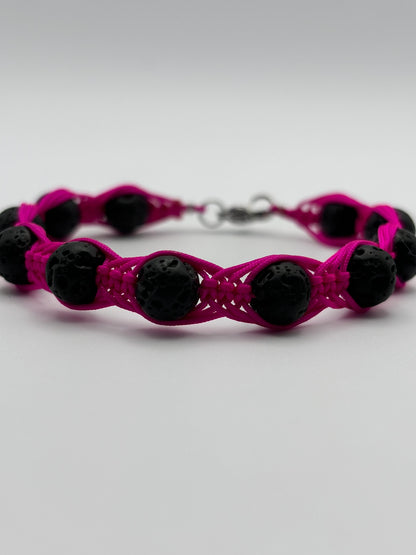 Pulsera Artesanal de Piedra Volcánica – Protección y Energía Positiva