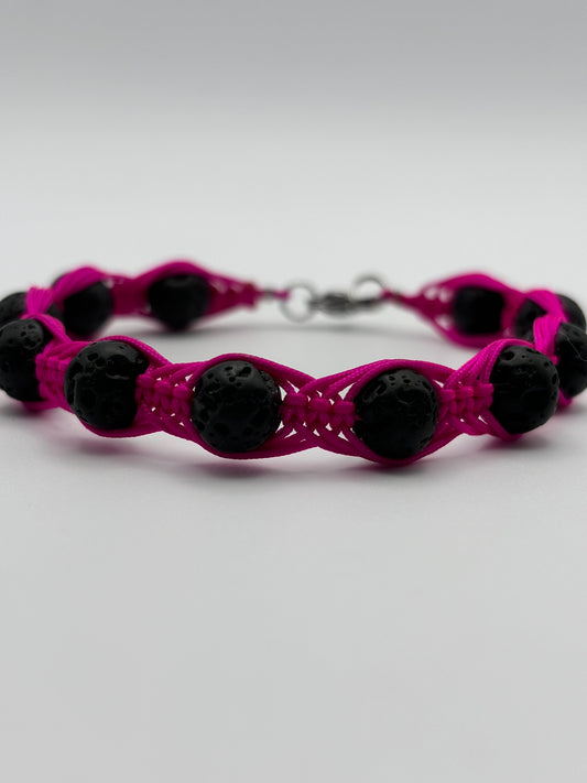 Pulsera Artesanal de Piedra Volcánica – Protección y Energía Positiva