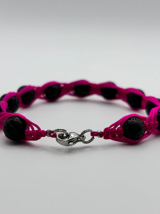 Pulsera Artesanal de Piedra Volcánica – Protección y Energía Positiva