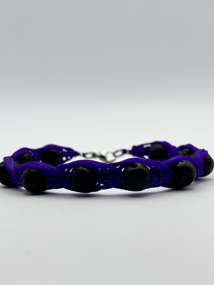 Pulsera Artesanal de Piedra Volcánica – Protección y Energía Positiva