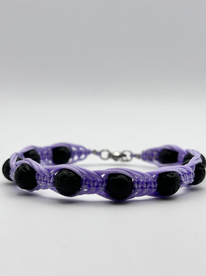 Pulsera Artesanal de Piedra Volcánica – Protección y Energía Positiva
