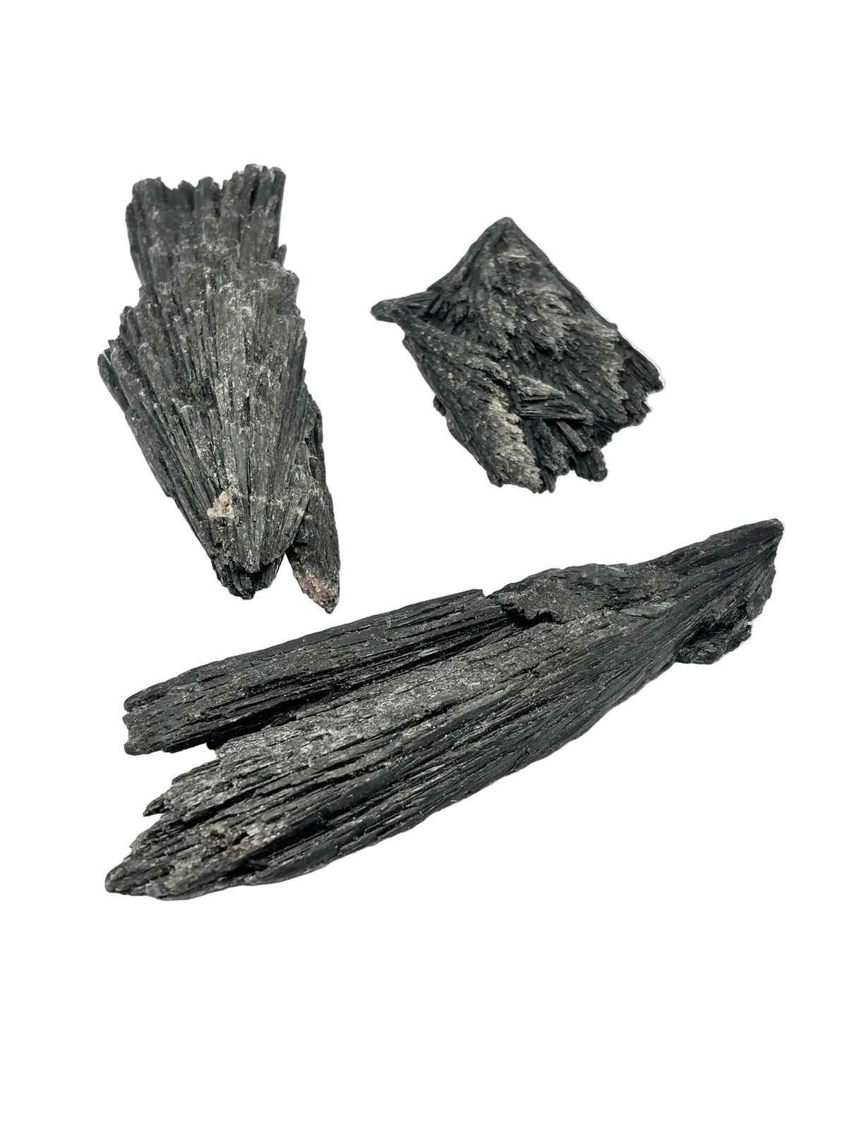 Cianita Negra | Escoba de Bruja — Protección Energética