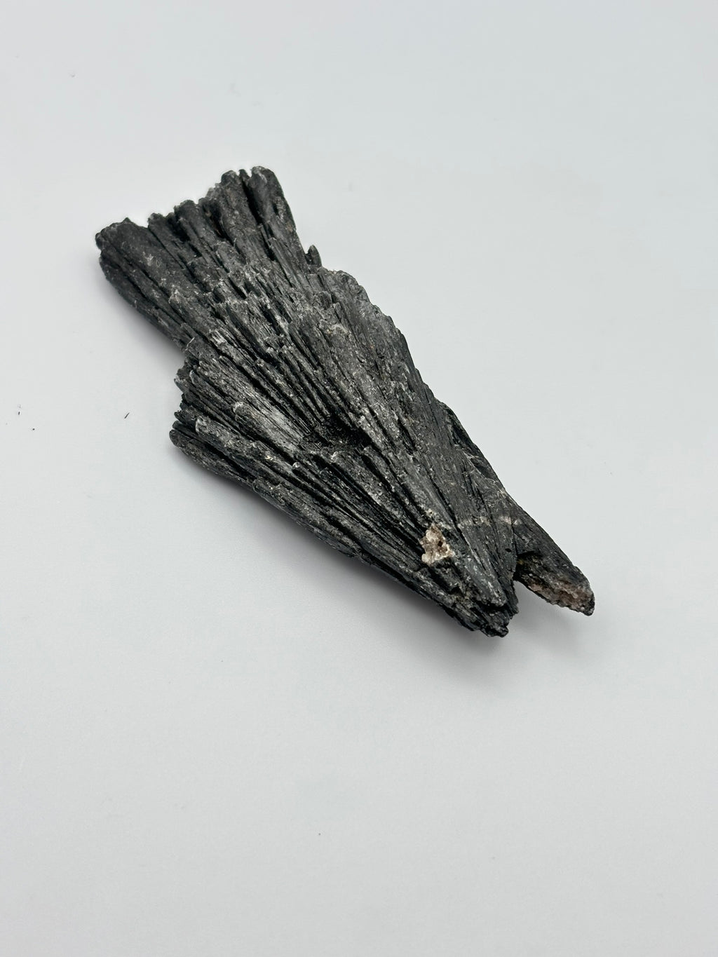 Cianita Negra en bruto– Escoba de Bruja