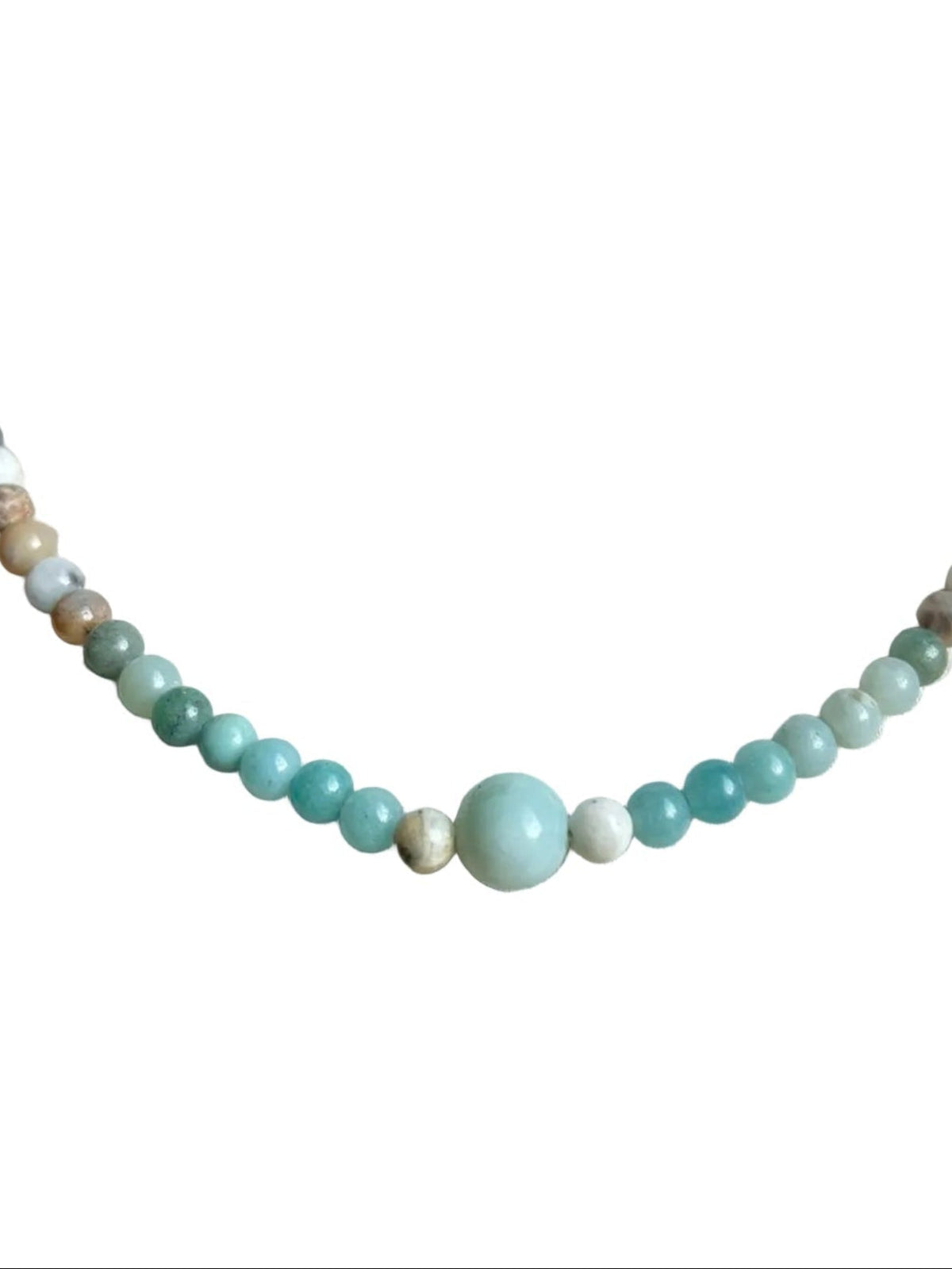 Collar Gargantilla Amazonita | Calma y Armonía Emocional
