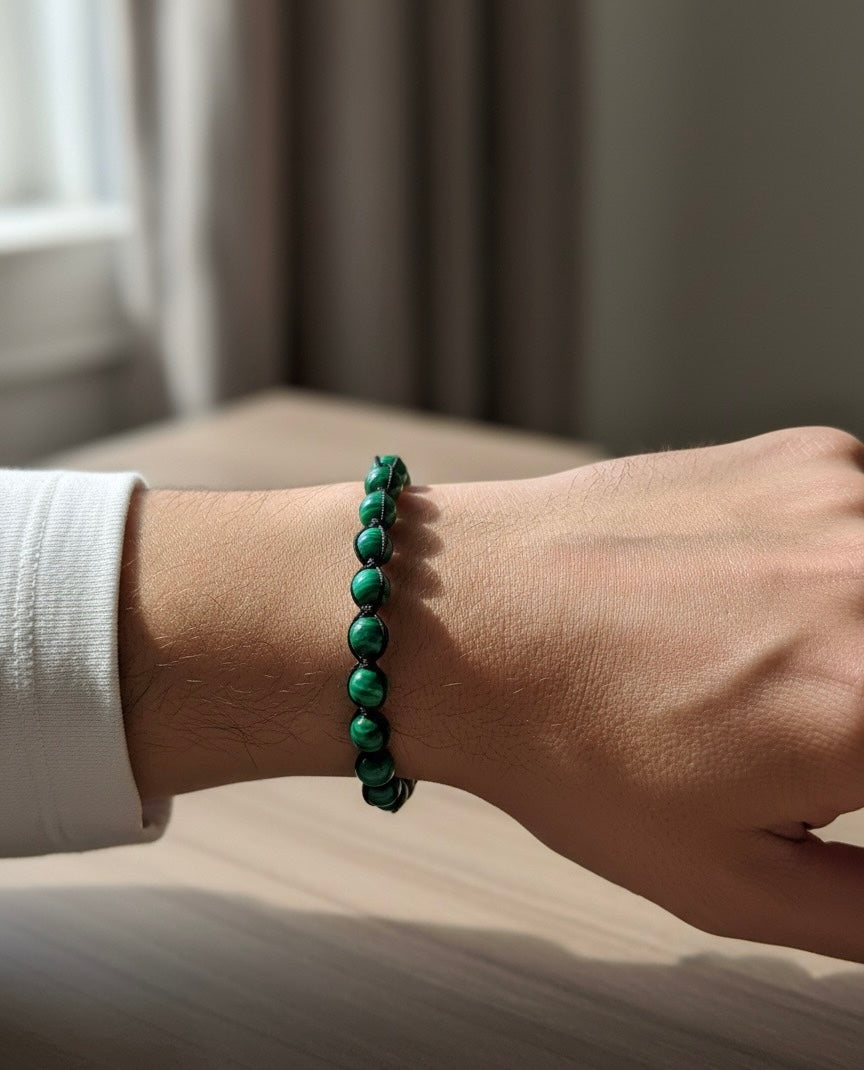 Pulsera de Malaquita | Protección, Transformación y Bienestar Emocional