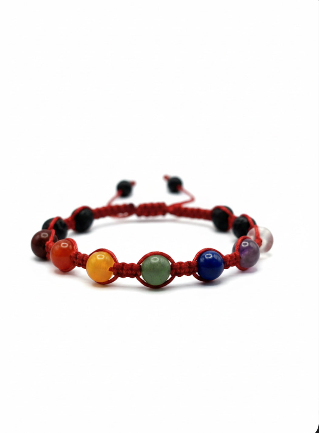 Pulsera 7 Chakras de Piedras Naturales 6mm – Equilibrio, Energía y Protección