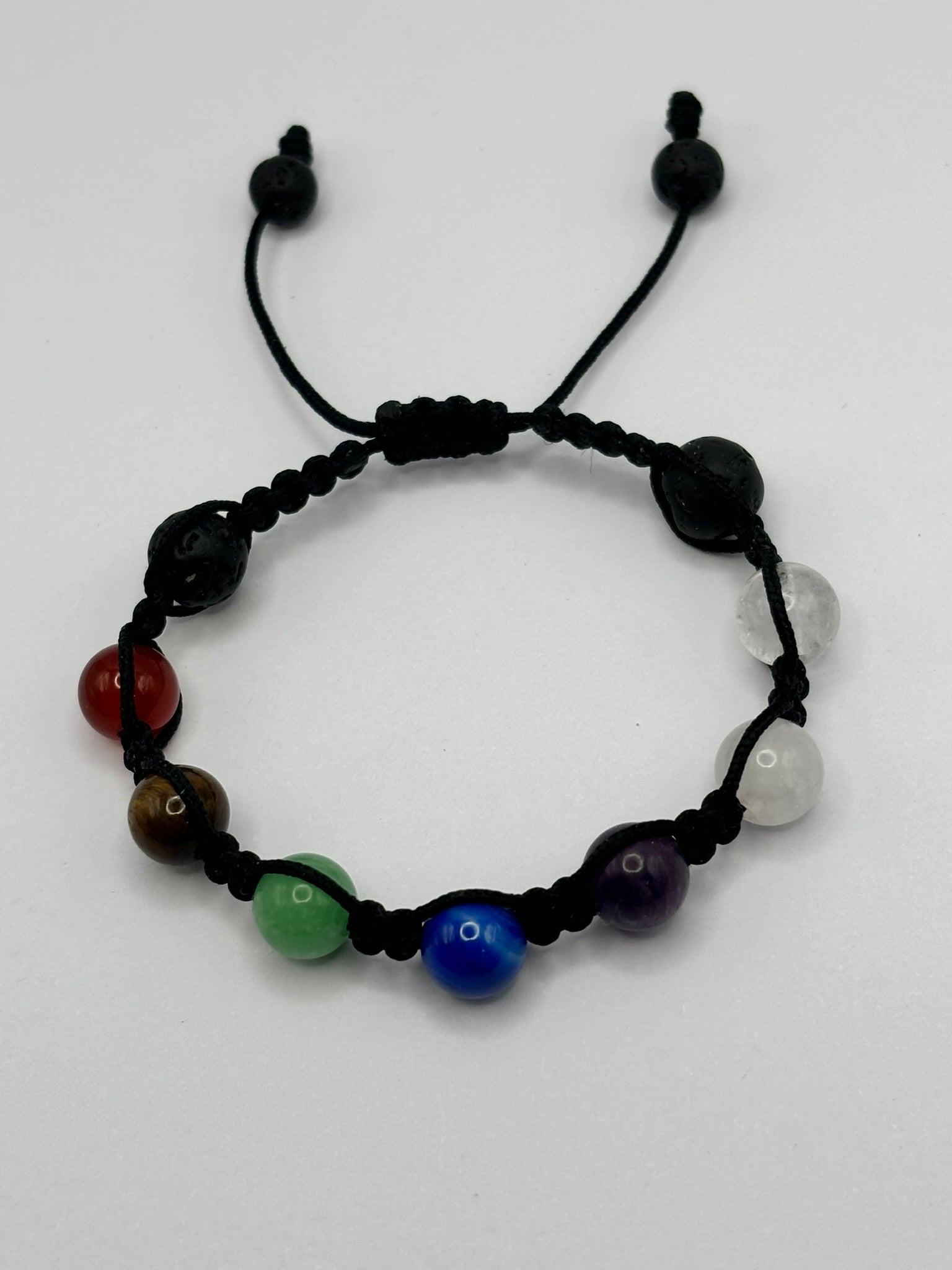Pulsera 7 Arcángeles con Tejido Macramé – Protección, Luz y Acompañamiento Espiritual