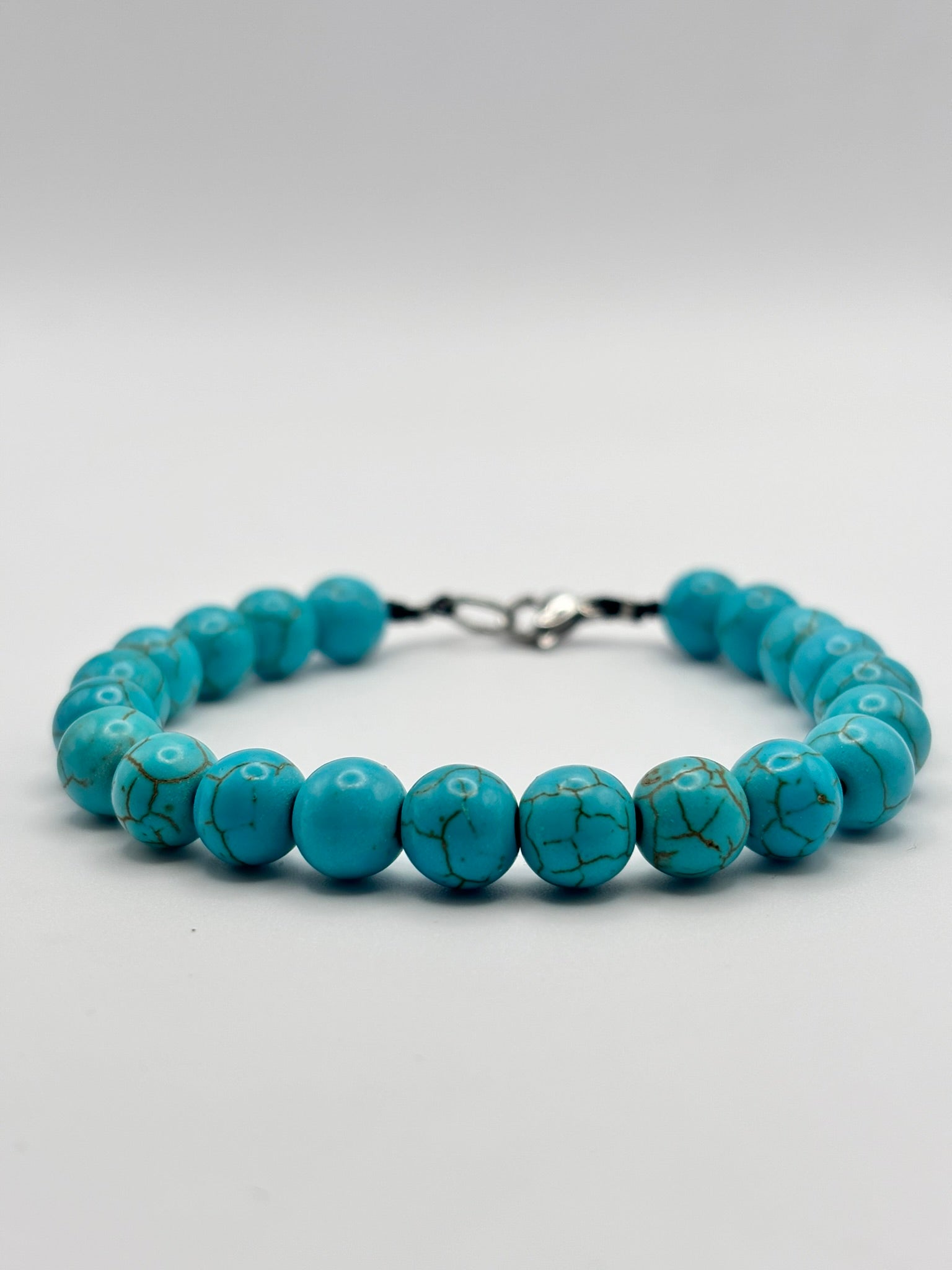 Pulsera de Turquesa Natural – Claridad Mental, Serenidad y Calma