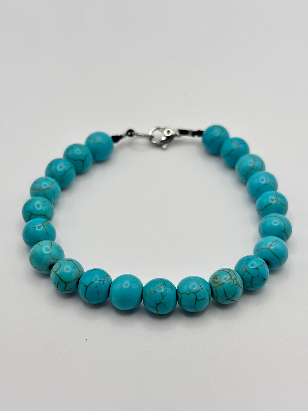 Pulsera de Turquesa Natural – Claridad Mental, Serenidad y Calma