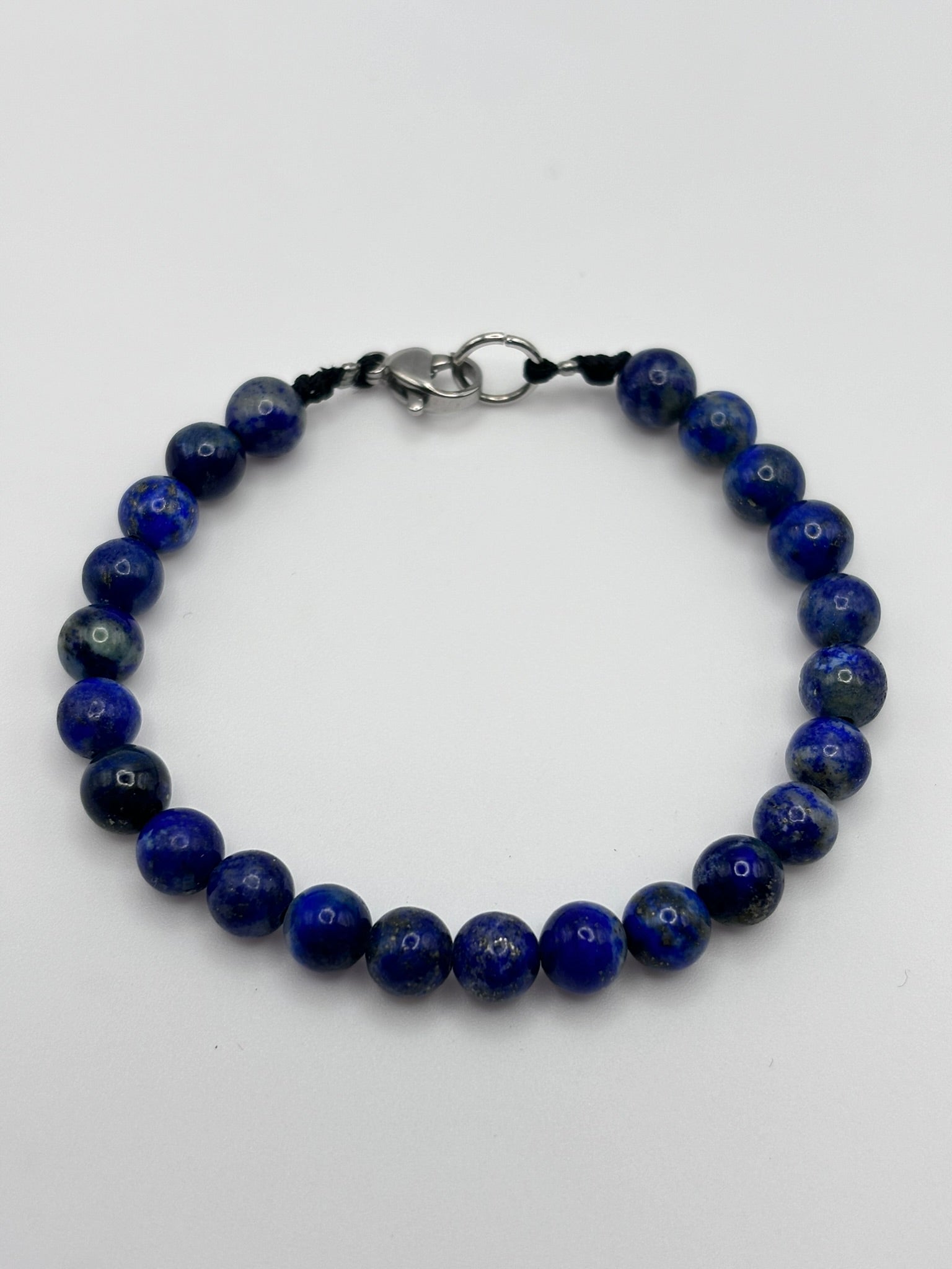 Pulsera de Lapislázuli Natural – Sabiduría, Intuición y Claridad Mental