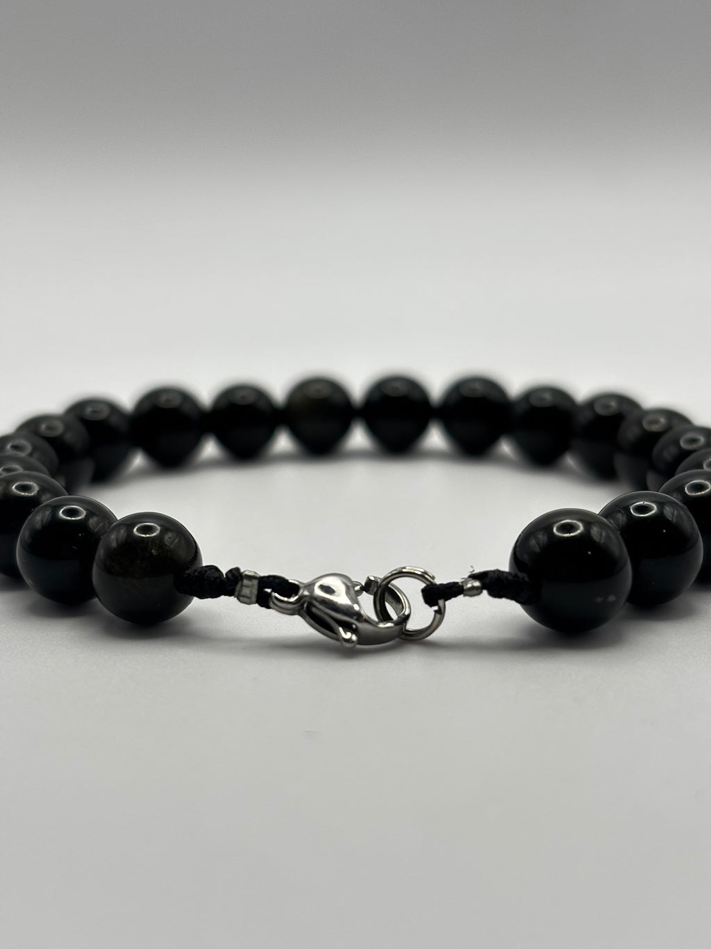 Pulsera de Obsidiana Negra – Protección Profunda, Fuerza y Estabilidad