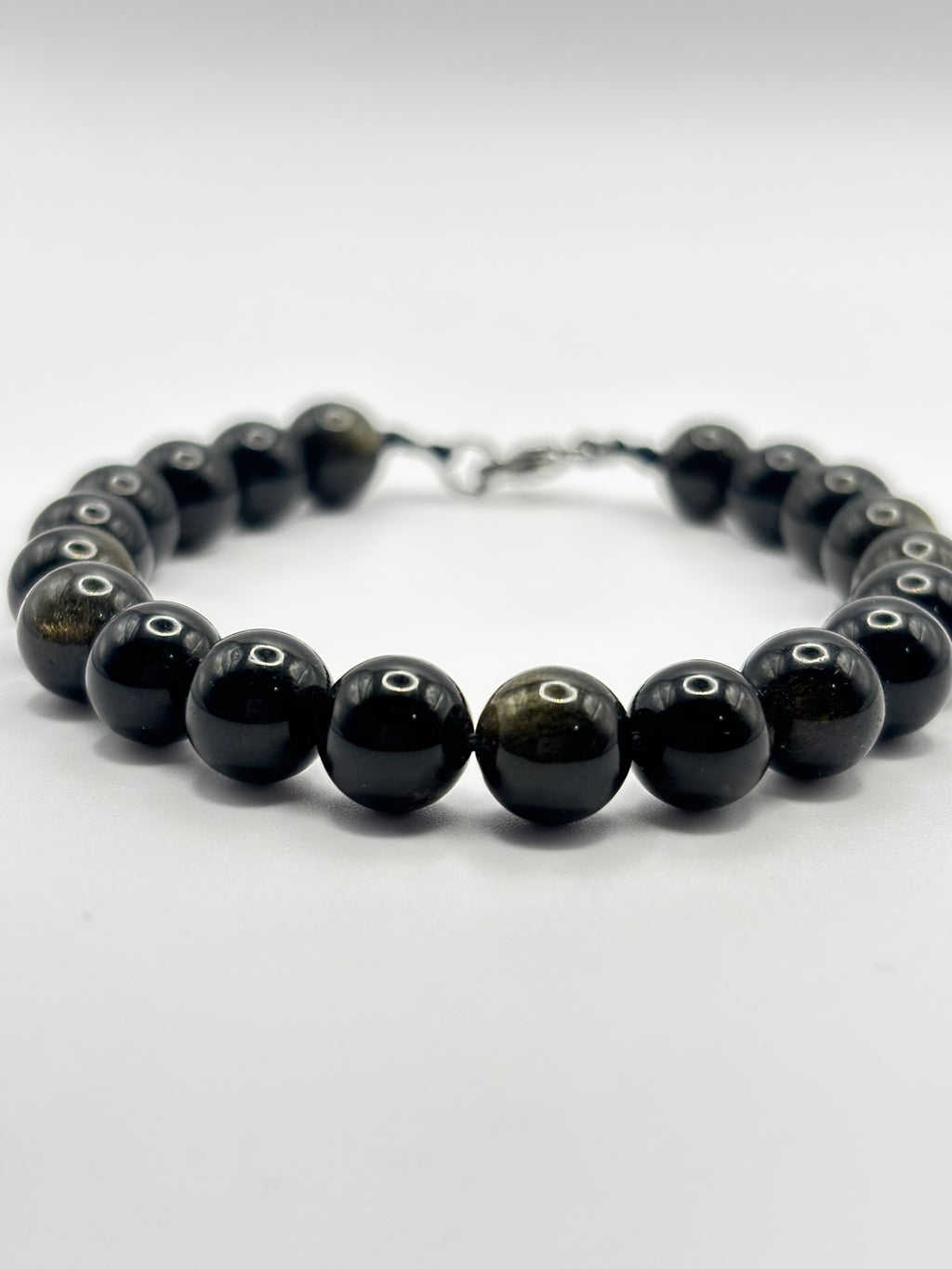 Pulsera de Obsidiana Negra – Protección Profunda, Fuerza y Estabilidad
