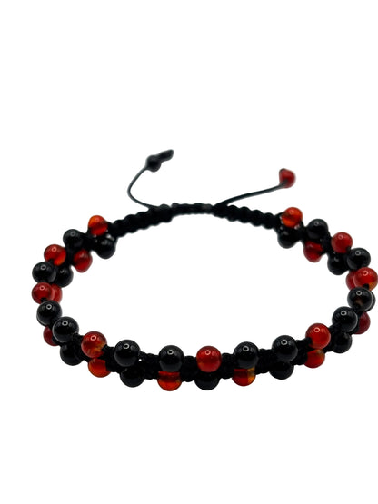 Brazalete Cornalina y Ónix | Energía y Protección
